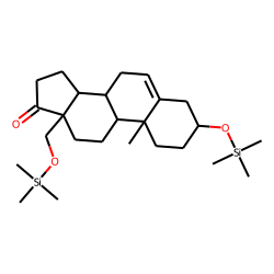 3-«beta»,19-Dihydroxy-5-androsten-17-one, TMS