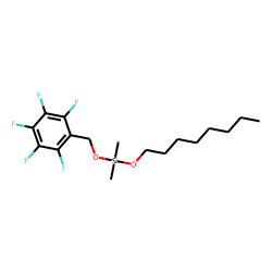 Silane, dimethyl(pentafluorobenzyloxy)octyloxy-
