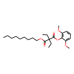Diethylmalonic acid, 2,6-dimethoxyphenyl nonyl ester