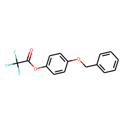 Trifluoroacetic acid, 4-benzyloxyphenyl ester