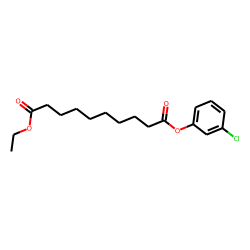 Sebacic acid, 3-chlorophenyl ethyl ester