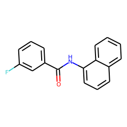 Benzamide, N-(1-naphthyl)-3-fluoro-