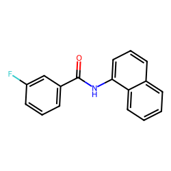 Benzamide, n-(1-naphthyl)-3-fluoro-