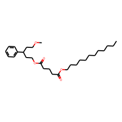 Glutaric acid, dodecyl 5-methoxy-3-phenylpentyl ester