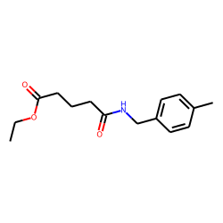 Glutaric acid, monoamide, N-(4-methylbenzyl)-, ethyl ester