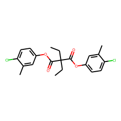 Diethylmalonic acid, di(4-chloro-3-methylphenyl) ester