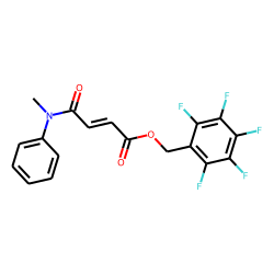 Fumaric acid, monoamide, N-methyl-N-phenyl-, pentafluorobenzyl ester
