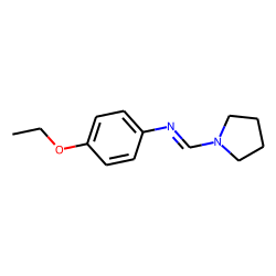 Methanimine, 1-(1-pyrrolidinyl), N-(4-ethoxyphenyl)