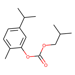 Isobutyl (5-isopropyl-2-methylphenyl) carbonate