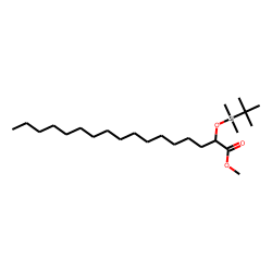 2-Hydroxy-heptadecanoic acid, methyl ester, 2-tBDMS ether