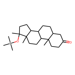 17-«beta»-Hydroxy-17-«alpha»-methyl-5-«beta»-androstan-3-one, 17-TMS