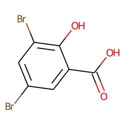 Benzoic acid, 3,5-dibromo-2-hydroxy-