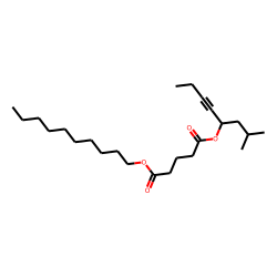 Glutaric acid, decyl 2-methyloct-5-yn-4-yl ester