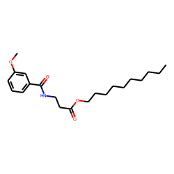 «beta»-Alanine, N-(3-methoxybenzoyl)-, decyl ester