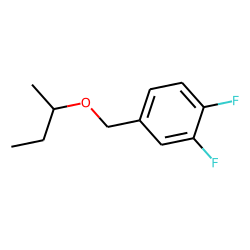 3,4-Difluorobenzyl alcohol, 1-methylpropyl ether