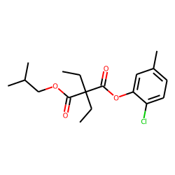 Diethylmalonic acid, 2-chloro-5-methylphenyl isobutyl ester