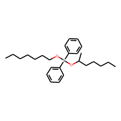 Silane, diphenylheptyloxy(hept-2-yloxy)-