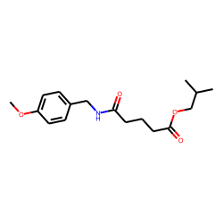 Glutaric acid, monoamide, N-(4-methoxybenzyl)-, isobutyl ester