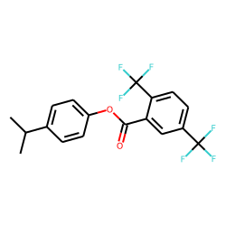 2,5-Di(trifluoromethyl)benzoic acid, 4-isopropylphenyl ester