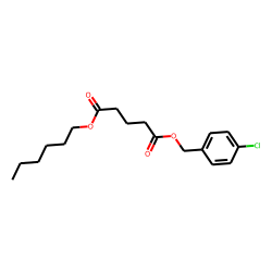 Glutaric acid, 4-chlorobenzyl hexyl ester