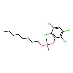Silane, dimethyl(2,3,5,6-tetrachlorophenoxy)octyloxy-