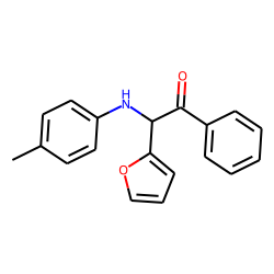 Acetophenone, 2-(2-furyl)-(4-methylphenylamino)