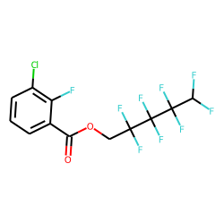 3-Chloro-2-fluorobenzoic acid, 2,2,3,3,4,4,5,5-octafluoropentyl ester