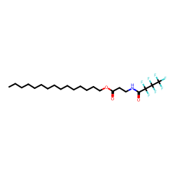 .beta.-Alanine, N-heptafluorobutyryl-, pentadecyl ester