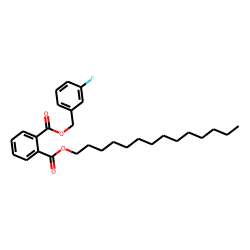 Phthalic acid, 3-fluorobenzyl tetradecyl ester