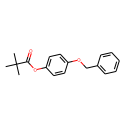 2,2-Dimethylpropanoic acid, 4-benzyloxyphenyl ester