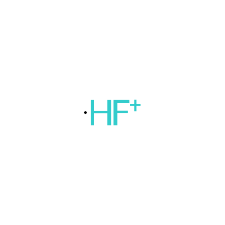 Hydrogen fluoride, positive ion