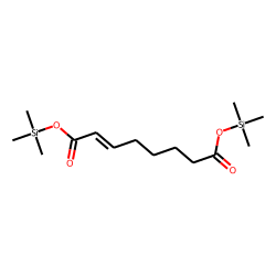 trans-2-Octenedioic acid, TMS
