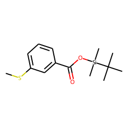 3-(Methylthio)benzoic acid, tert.-butyldimethylsilyl ester