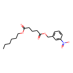 Glutaric acid, hexyl 3-nitrobenzyl ester