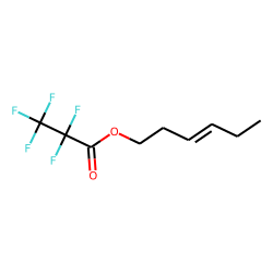 trans-3-Hexen-1-ol, pentafluoropropionate
