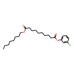 Sebacic acid, 3-chlorophenyl octyl ester