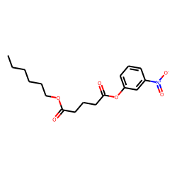 Glutaric acid, hexyl 3-nitrophenyl ester