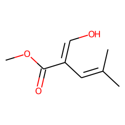 3-Pentenoic acid, 2-hydroxymethylene-4-methyl-, methyl ester
