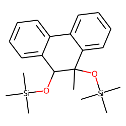 cis-Phenanthrene, 9,10-dihydro-9-methyl-9,10-diol, bis-TMS