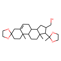 3,20-Bisethylenedioxy-16alpha-hydroxymethyl-5-pregnene