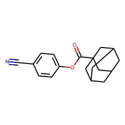 1-Adamantanecarboxylic acid, 4-cyanophenyl ester