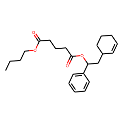 Glutaric acid, butyl 1-phenyl-2-(3-cyclohexenyl)ethyl ester