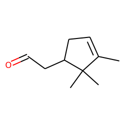 3-Cyclopentene-1-acetaldehyde, 2,2,3-trimethyl-, (R)-