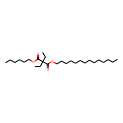 Diethylmalonic acid, hexyl tetradecyl ester