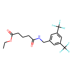 Glutaric acid, monoamide, N-(3,5-di(trifluoromethyl)benzyl)-, ethyl ester