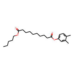 Sebacic acid, 3,4-dimethylphenyl pentyl ester