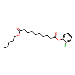 Sebacic acid, 2-chlorophenyl pentyl ester
