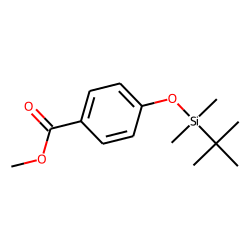Benzoic acid, 4-(tert.-butyldimethylsilyloxy)-, methyl ester