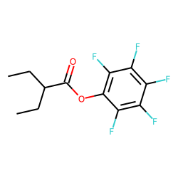2-Ethylbutyric acid, pentafluorophenyl ester