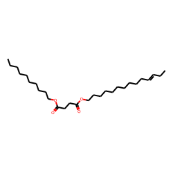 Succinic acid, decyl tetradec-11-enyl ester